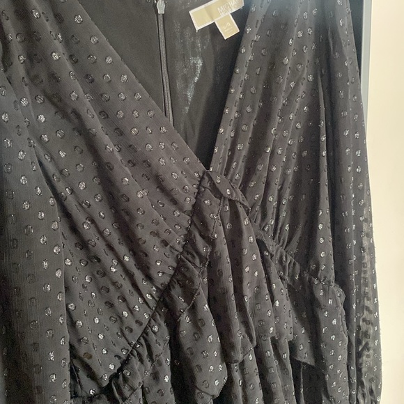 Michael Kors black ruffle dress - Picture 3 of 3